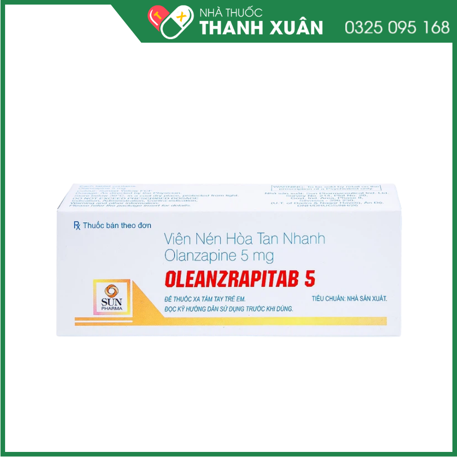 Oleanzrapitab 5 điều trị tâm thần phân liệt
